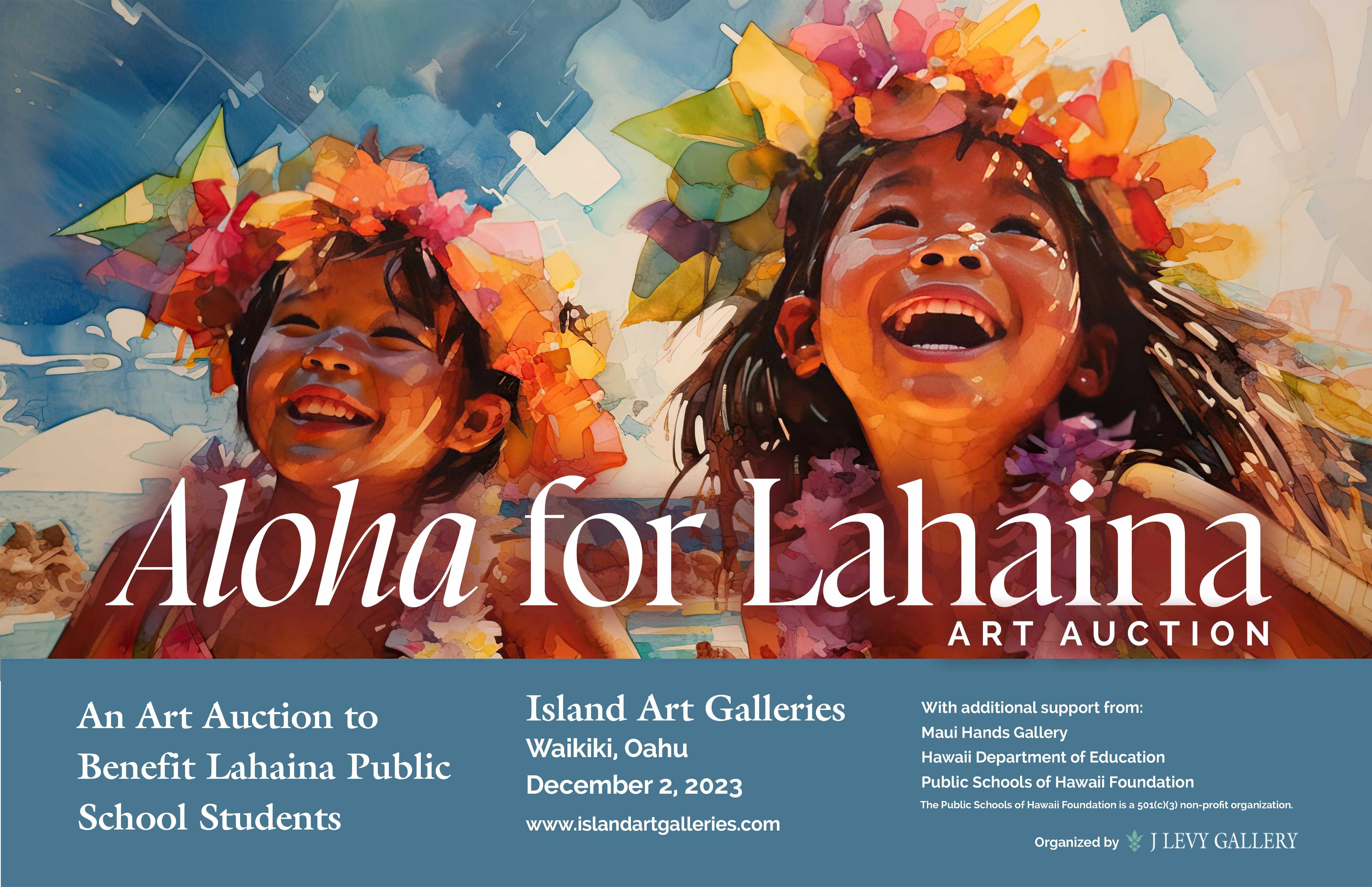 Aloha for Lahaina Art Auction